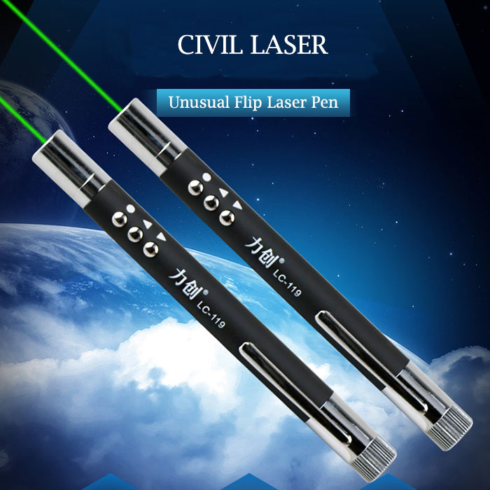 녹색 Laser Pen Teaching Presentation Pointer PPT Wireless Presenter Remote - Click Image to Close